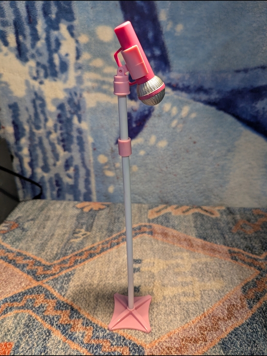 Our Generation Other - My Life Kids Pink Toy Microphone with Stand